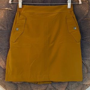 Athleta Brass Yellow Vienna Cargo Skort